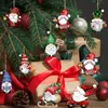 Decorazioni natalizie 24 PZ MINI Nani di Natale Ornamenti da appendere in legno Decorazione per albero di Natale Babbo Natale nano Ornamenti da appendere 231121