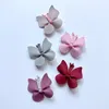 Hair Accessories High-End Leather Butterfly Hiar Clip For Girls Sweet Princess Hairpins Handmade Kids Barrettes Child