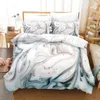 Bedding sets Gold Marble Pink 3D Duvet Cover Set Comfortable Bed Linen Double Size Room Decoration Childrens Modern 231121