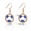 Dangle Earrings Fashion Lifebuoy Pendant Women Navy Blue Summer Women's Jewelry Banquet Banquet Banquet