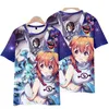 Magliette da uomo Gawr Gura Magliette con stampa 3D Anime Vtuber Uomo Donna Moda Maglietta ONeck T-shirt oversize Top Harajuku Bambini Ragazzi Ragazze Abbigliamento Z0421