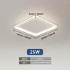 天井照明モダンなLEDライトスクエアパネルランプ屋内スタディベッドルームリビングルームの装飾照明器具シャンデリア85-265V
