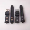 Assista Bands Bands Special Watchband Fit Brand Rates Mens Wristwatch Acessórios de luxo 26mm Lug de 8 mm de pulseira de pulseira de borracha com aço inoxidável