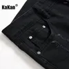 Jeans pour hommes Kakan - Pieds noirs européens et américains pour hommes Design original Rose Hole Long K21-1855