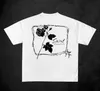 Men's T-shirts Saint Michael Cho Fashion New Crying Angel Rose American Vintage Short Sleevec878