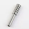 Replacement 510 thread titanium nail smoking accessories 10mm 14mm 18mm ceramic quartz tip nail for nectar collector kit concentrate LL