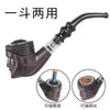 Smoking Pipes Dual purpose resin filter pipe for human head portrait