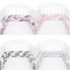 Cushion Decorative Pillow 2 2 Meter Baby Bed Bumper Infant Braid Cot Cradle Cushion Knot Crib Protector Room Decor269K