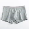 Underpants Męska bielizna: Summer Pure Cotton Bokser Shorts Mid tali