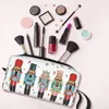 Cosmetic Bags Nutcracker Party Makeup Bag for Women Travel Organizer Cute Christmas Nutcrackers Toy Soldier Storage Toiletry Box 231121