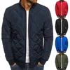 Vestes pour hommes Hommes Manteau Zip Up Stand Collier Veste Casual Manches Longues Slim Fit Pour Le Travail