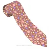 Bow Ties Multicolored Stars Small Dots Chaotic Manner Merry Christmas Day Classic Men's 8cm Width Necktie Cosplay Party Accessory
