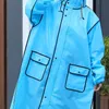 Raincoat For Electric Vehicle Bicycle Hiking, Outdoor Cycling Male And Female Full Length Rainproof Poncho