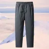 Pantalons pour hommes hommes jogging chaud confortable hiver pantalons de survêtement avec poches de taille élastiques idéal pour l'exercice vêtements décontractés renforcés