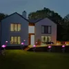 Decorações de jardim Power solar Luz bonita rosa flamingo decoração de gramado Acensão Lâmpada de paisagem iluminação ao ar livre 230422