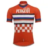 2022 Peugeot Retro Cycling Jersey Summer Short Sleeve Bike Wear Road Bike MTB Clothing206R