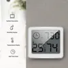 Wall Clocks Smart Digital Clock Temperature Hygrometer Electronic Table Home Watches LCD Living Room Decoration Modern