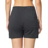 Yoga Shorts Women è Shorts Atletico allenamento in cotone lounge Walking sudore maglia yoga tira su pantaloncini con tasche di carbone dimensioni m