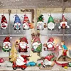 Decorazioni natalizie 24 PZ MINI Nani di Natale Ornamenti da appendere in legno Decorazione per albero di Natale Babbo Natale nano Ornamenti da appendere 231121