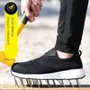 Dress Shoes Summer Breathable Work Safety Men Women Sneakers Light Steel Toe Indestructible AntiSmashing Boots 230421