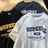 T-shirts pour hommes Homme Vintage Surdimensionné Chemise À Manches Courtes Femmes D'été Hip Hop Tshirt Streetwear Lady Harajuku Vêtements Lâche Tee Lettre Y2k Top 230421