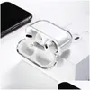 Other Wearable Devices Latest Fashion -Selling Pods 2 3 Wireless Earphones Accessories Cute Headphone Er With Charging Case /Usb-C D Dh8H3