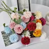 Decorative Flowers Table Tennis Chrysanthemum Wedding Hall Living Room Decoration Flower 3 Balls Dandelion Scallion Simulation