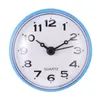 Wall Clocks Sucker Clock Operated Silent Bathroom Suction Cup Anti-fog Plastic