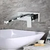 Rubinetti per lavabo Rubinetti per montaggio a parete Miscelatore a cascata Rubinetto per acqua Rubinetto Baignoire cromato Nero Robinet Vasca da bagno fredda