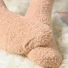 Chaussettes pour hommes 1/3 paires hommes super épais molleton de corail de haute qualité maison plancher chaud hiver froid botte de neige coton peluche chaussette thermique