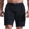 Мужские летние тонкие дышащие спортивные шорты-карго с большими карманами для бега, быстросохнущая уличная одежда