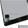 Tablet PC -skärmar för iPad Air 2 2: a 6 A1567 A1566 LCD Display Touch Sn Digitizer Glass Lens Assembly Replacement Whole221s Drop Del Dhfny