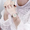 Wristwatches YOLAKO Brand Women Watch Stainless Steel Full Diamond Wrist Watches Casual Luxury Ladies Quartz Clock Relogio Feminino