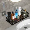 Badkamerplanken geen boor badkamerplanken hoekplank douche opslagrekhouder toiletorganisator badkamer accessoires 230422