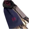 Loewees Scarf High Quality Women Gradual Color Changing Scarf Classic Literary And Artistic Tassel Cashmere Autumn And Winter Scarf Warm And For Men And Women