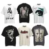 T-shirts 26% KORTING Fog American Vintage Manson SAINT Dark Black vtg Made Old Street T-shirt voor heren, modelabel