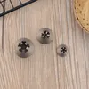 Baking Tools #1F #2F #3F Piping Nozzle Set Drop Flower Pastry Icing Tips For Cake Decorating DIY Baby Snack Meringue