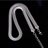 Chokers 316L Stainless Steel Fashion Fine Jewelry Rock Width 0.8cm Charms Snake Bone Chain Choker Necklaces Pendants For Women Men 231121