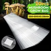 20pcs 250x500mm pvc mantar yetiştirme çantası yumurtlama torbası substrat yüksek sıcaklığa dayanıklı ön mühürlenebilir bahçe malzemeleri ekim torbaları 21342g