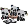Fkisbox 20 pièces Silicone Panda bébé anneau de dentition sans BPA Animal né dentition à croquer soins des dents pendentif douche jouets ours bricolage 230422
