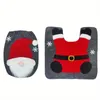 Kerstversiering Kerstman Toilet U-vormige mat, dekselafdekking en meer Perfect voor decoratie 231121