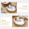 Dinnerware Sets Bibimbap Bowl Child Facial Accessories Stainless Steel Cereal Bowls Mixing Serving