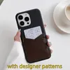 Beautiful LU designer phone case for Apple iPhone 15 14 11 13 12 Pro max Card Slot Holder Wallet 11Pro 14plus cover PU leather Purse with Box