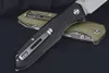 M7681 Flipper Folding Knife D2 Stone Wash Blade G10 Handle Ball Bearing Outdoor Camping Hiking EDC Pocket Folder Survival Knives