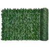 Esgrima portões de treliça artificial hedge folha verde hera cerca tela planta parede grama falsa pano de fundo decorativo privacidade protection303a