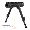 Hots Mlok v9 split M-LOK treppiede tattico bipiede staffa metallica fucili da caccia giocattoli treppiedi telescopici