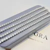 Pass Diamond Tester Iced Out Bling Moissanite Diamond Hip Hop Jewelry Tennis Chain S925 Silver Tennis Necklace/bracelet