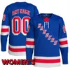 Anpassade hockeytröjor New York Rangers Mens Adam Fox 11 Mark Messier 31 Igor Shesterkin 20 Chris Kreider 10 Artemi Panarin 93 Mika Zibanejad 36 Anton Blidh Filip Chytil