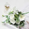 Decorative Flowers 5 Head Artificial Daisy Stamen Flower Bouquet Home Decoration Wedding Cutting Pasting Accessories