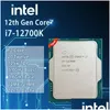 CPUS Intel Core I712700K I7 12700K 36 GHz TweeCore TwentyRead CPUプロセッサ10NM L325M 125W LGA 1700